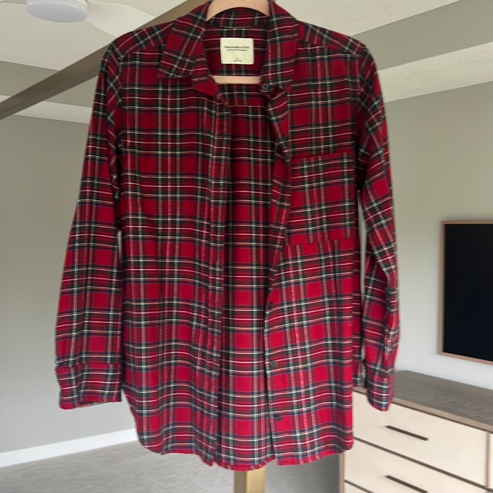 Abercrombie flannel button down
